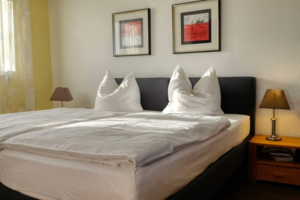 Gästehaus Lehne Ferienwohnung No. 1 - Schlafzimmer